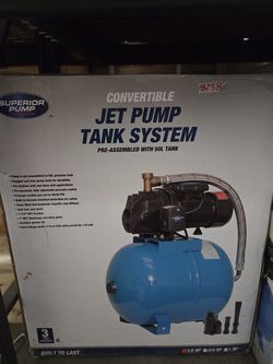 Superior Pump 1/2-HP 115-Volt Cast Iron Convertible Jet Well Pump