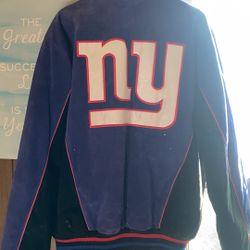 NFL Giants Suede Jacket