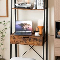 Desk/shelf with chair 