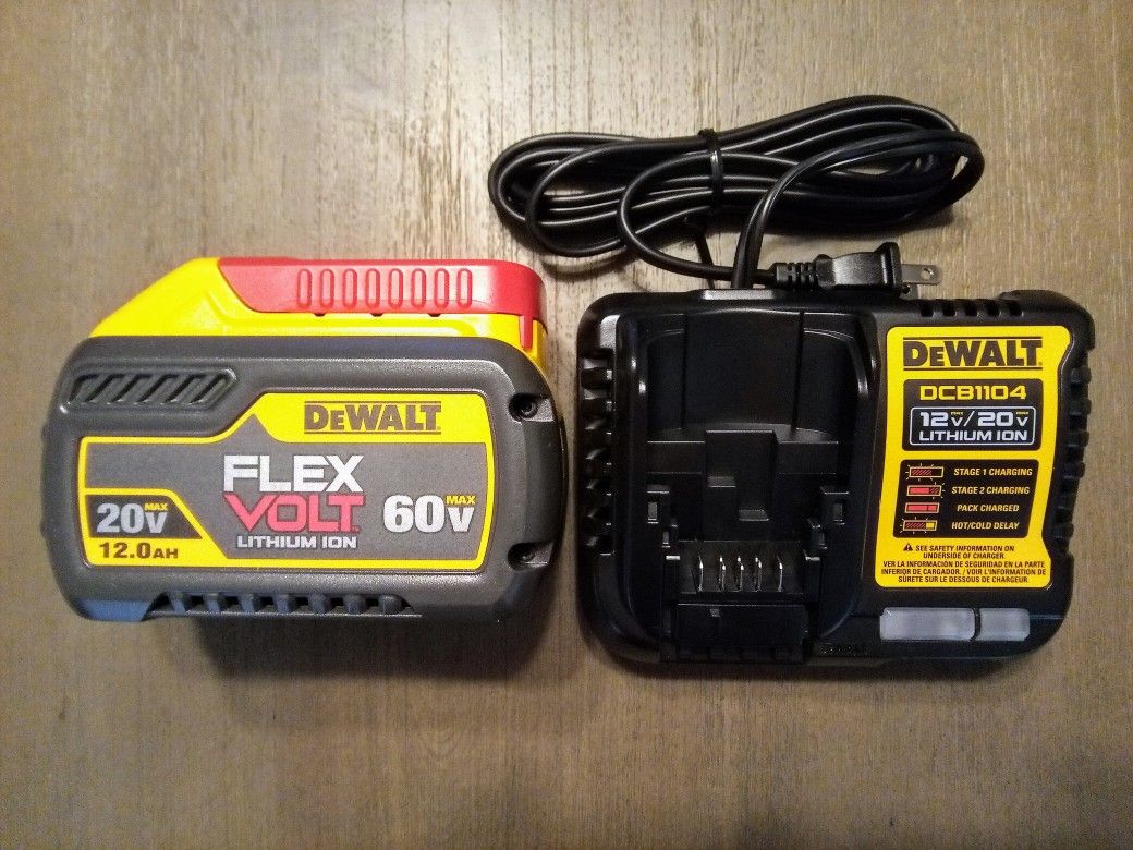 DeWalt 60V Flex Volt 12Ah Battery & Charger