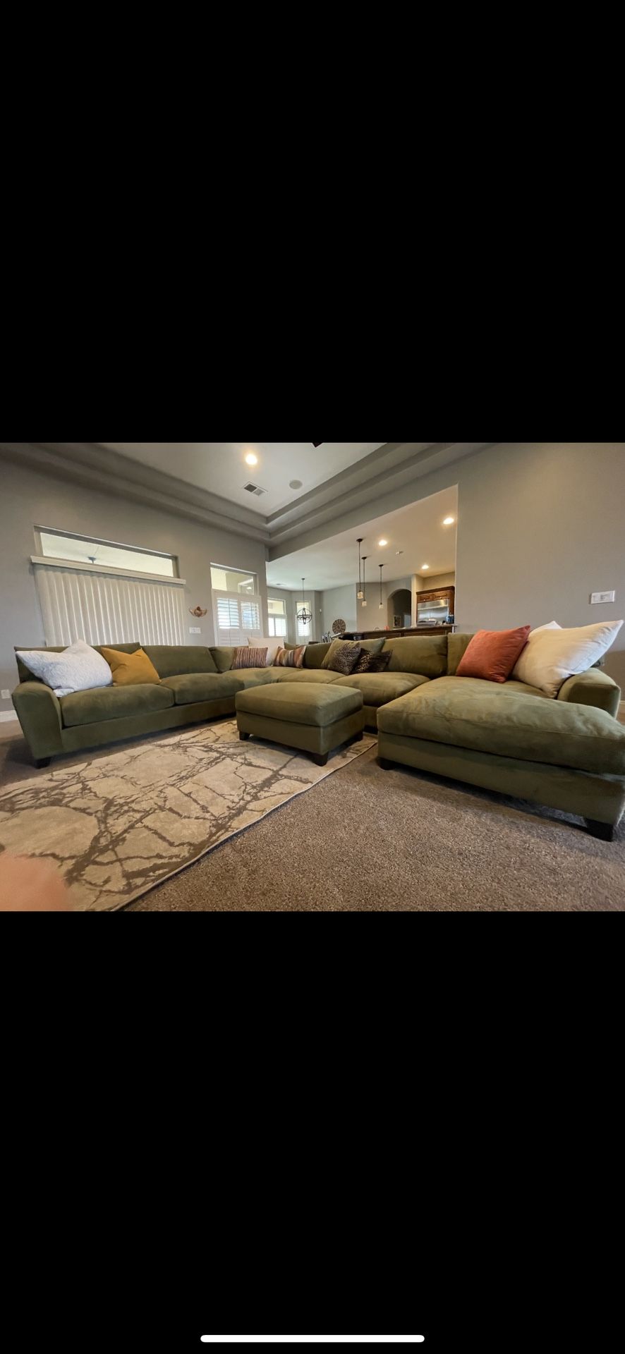 Custom Jonathan Louis sectional Couch