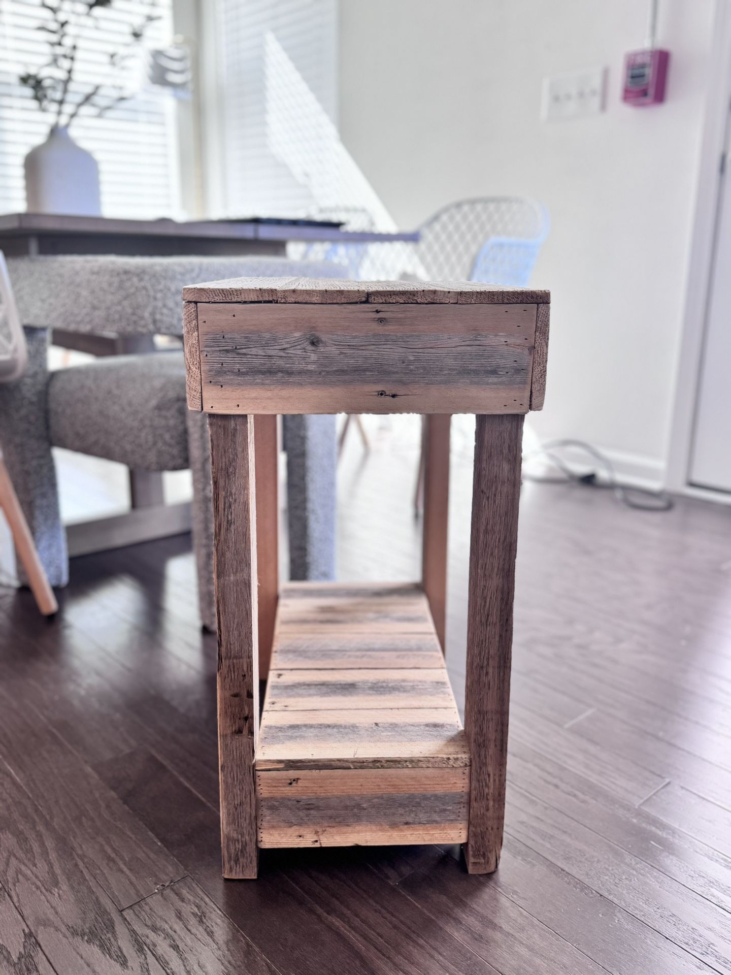 Reclaimed End Table Side table 