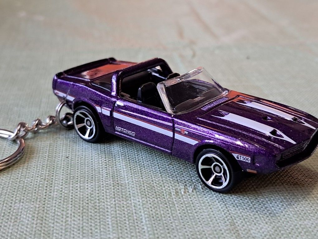 Keychain 1969 SHELBY GT500 Convertible Ford Mustang GT500 KEY CHAIN