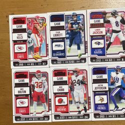 2023 CONTENDERS 17 CARD LOT OF RED CARDS