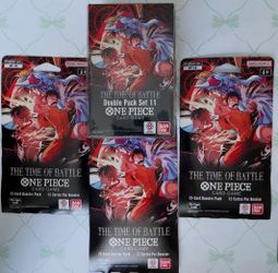One Piece Double Pack Set and 3 Booster Packs - The Time of Battle (OP16)