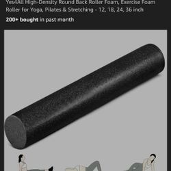 Yes4All Round Back Roller Foam - Yoga/ Streching