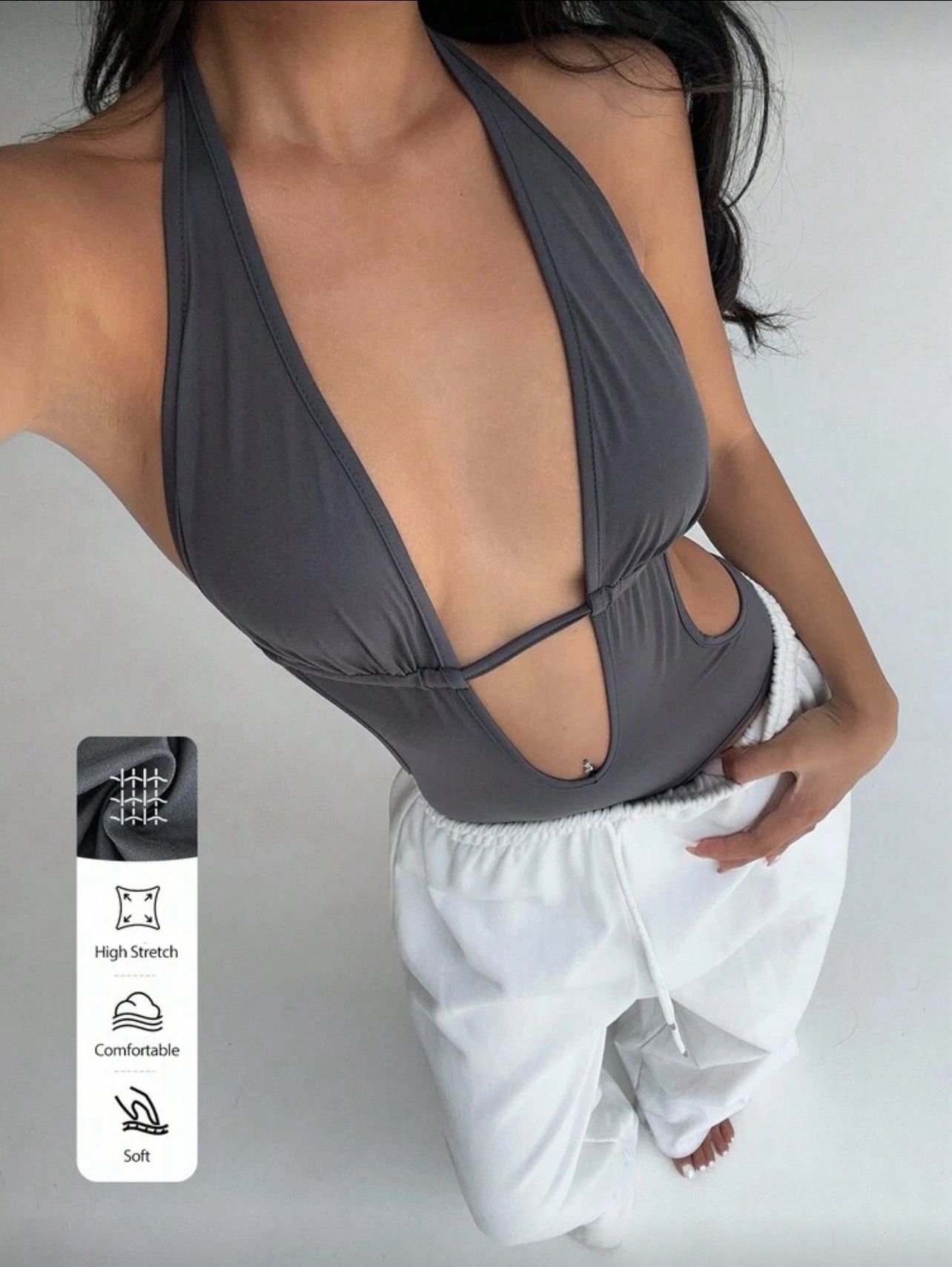 Grey Bodysuit