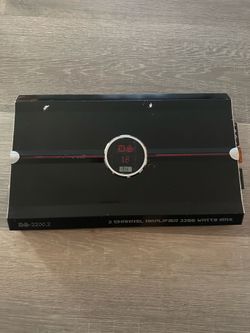 DS18 2200 WATTS MAX 2 CHANNEL AMP