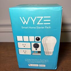 Wyze Smart Home Starter Pack – Cam, Plugs, Bulbs, Sensors & 32GB Card