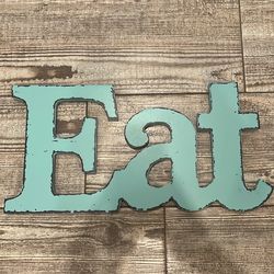 Eat wall art, kitchen
