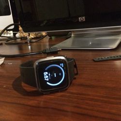 Fitbit Versa With Case And Glass Protector