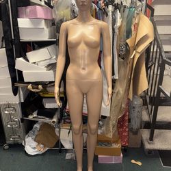 Hollow plastic mannequin full body around 5.8 feet