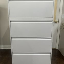 4-Drawer Filing Cabinet – Wood Top – Great Condition