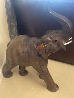 Leather elephant For Sale