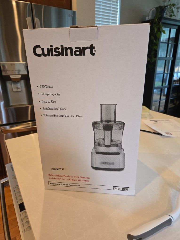 Cuisinart 8 Cup REFURBISHED food Processor