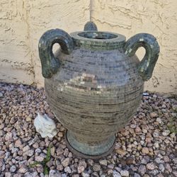 Mirrored Decorative Pot