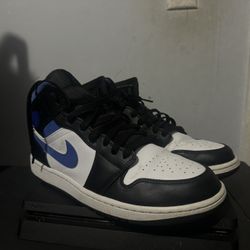 air jordan 1-Raceway Blue Mid, Men’s 11