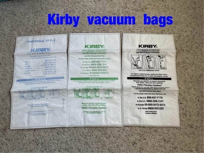 Kirby vacuum bags - $8 each