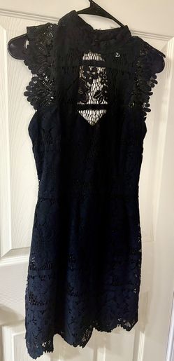 Pretty Black Lace Dress Size Medium 
