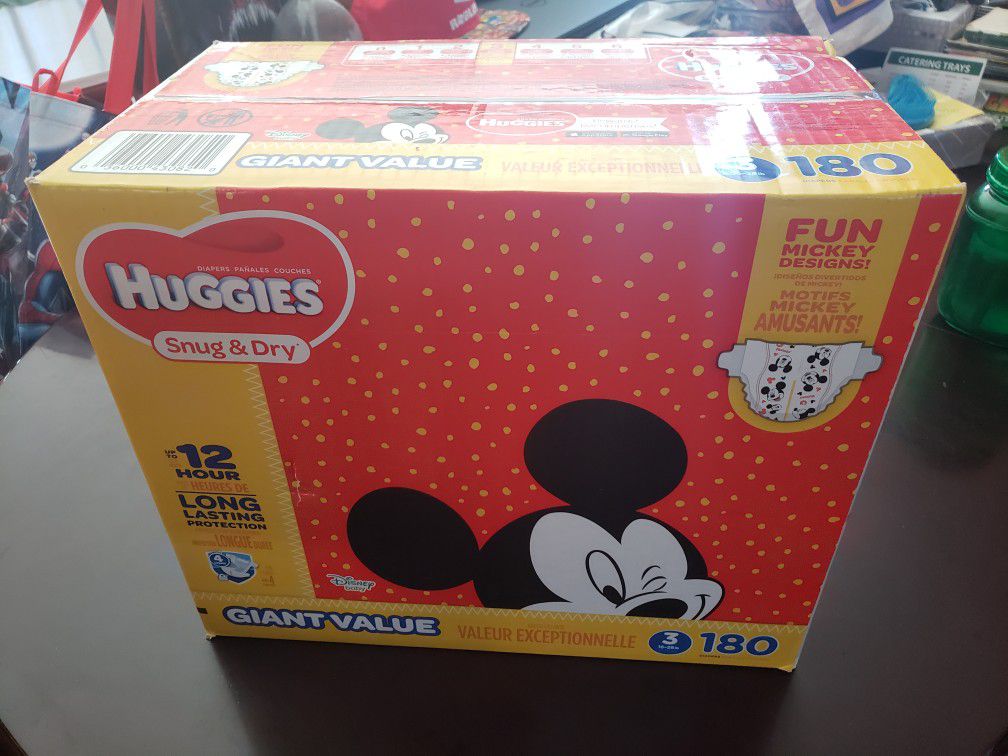 Brand New Huggies Diapers Size 3