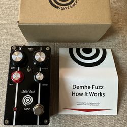 Spiral Electric Demhe Fuzz Guitar Bass Pedal