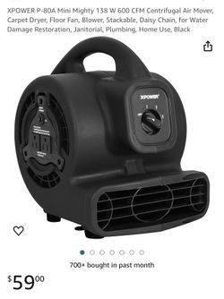 Centrifugal Air Mover Fan