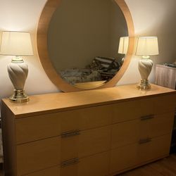 Dresser With Two Side Tables 