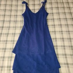 R&K Originals Evening  Dress Fit Flare Size 8 Sleeveless Lace tie strap