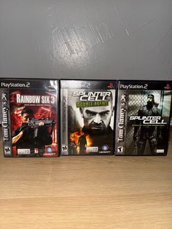Tom Clancy's PS2 Games Bundle – Lot of 3