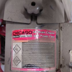 Chicago Drain Opener Snake 