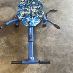 Barely used hover board go kart attachment