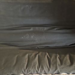 Metal Adjustable Futon: 1 Side Black, 1 Side Colors 
