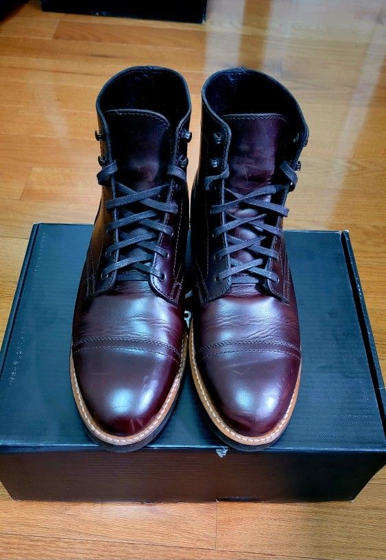 Thursday Boots - Brown Captain - Size 10.5 Wide (Gently Worn)