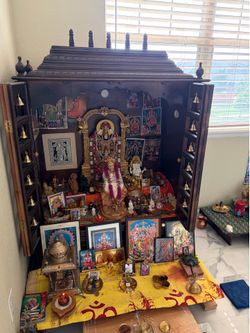 Custom made pooja mandir