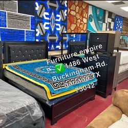Furniture bedroom set with mattress