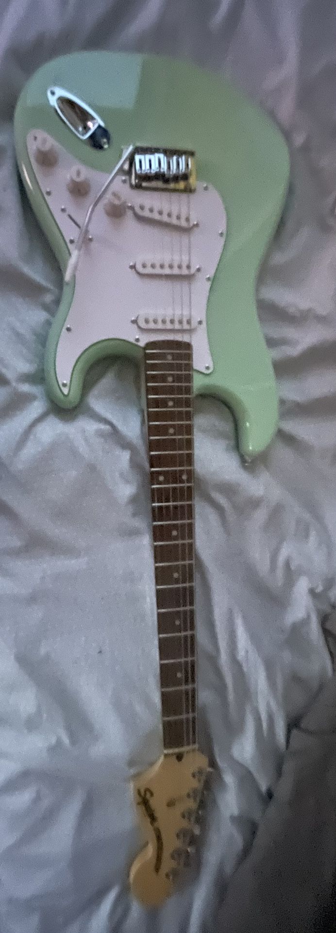 πΈ Electric Guitar Bundle β Squier Stratocaster Seafoam Green + Amp + Accessories β $355 OBO