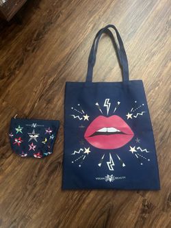 Kat von d tote and cosmetic bag