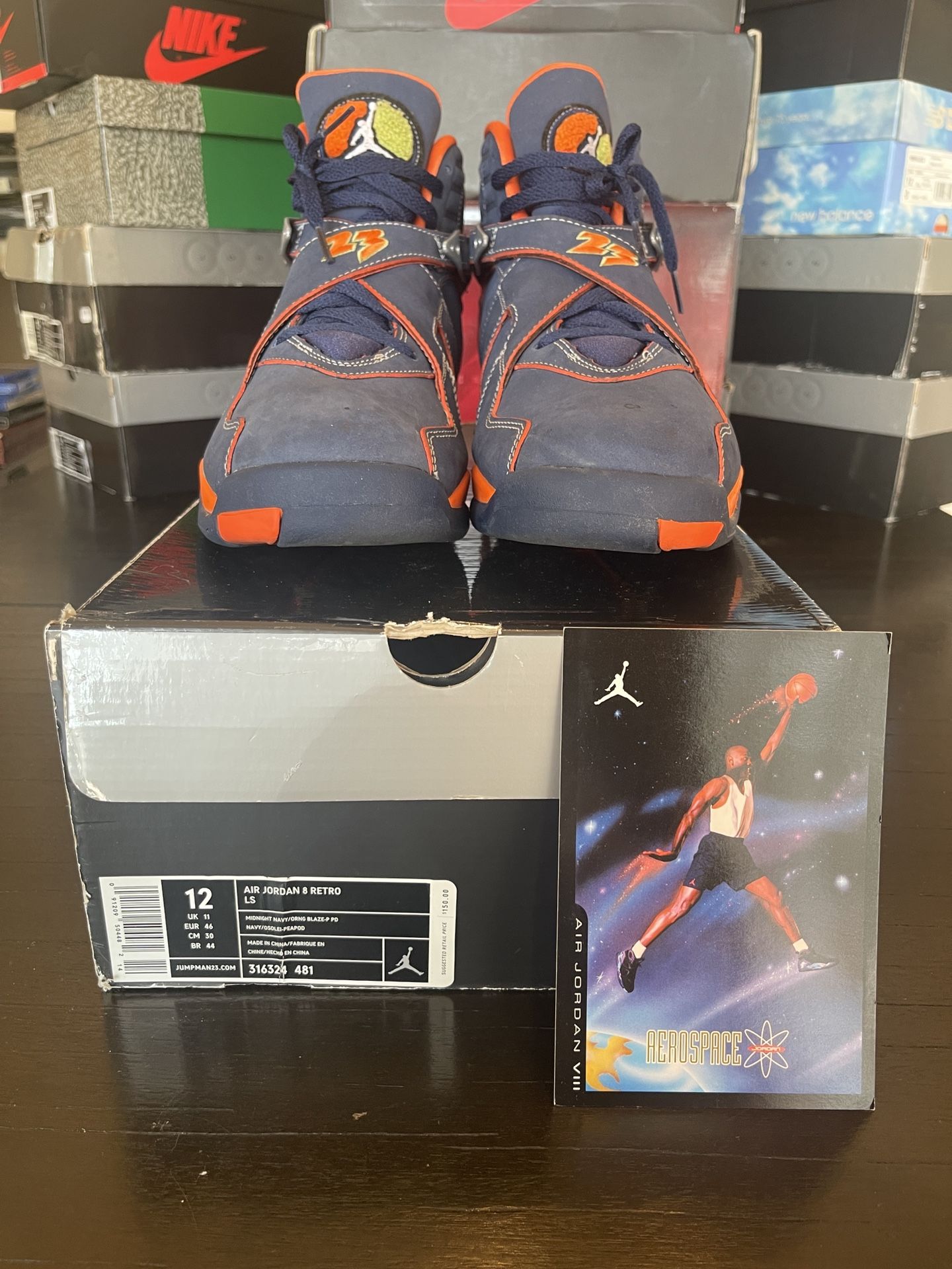 Air Jordan 8 “Pea Pods” Sz. 12