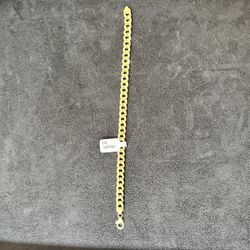14 Kt Men’s Cuban Link Bracelet 8.5 Inch 