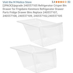 Kenmore Frigidaire Two Replacement Drawers NEW