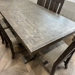 Six Person Dining Room Table