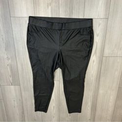 Torrid Black Faux Leather Pants
