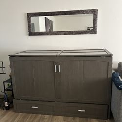 Cabinet Storage With Mirror