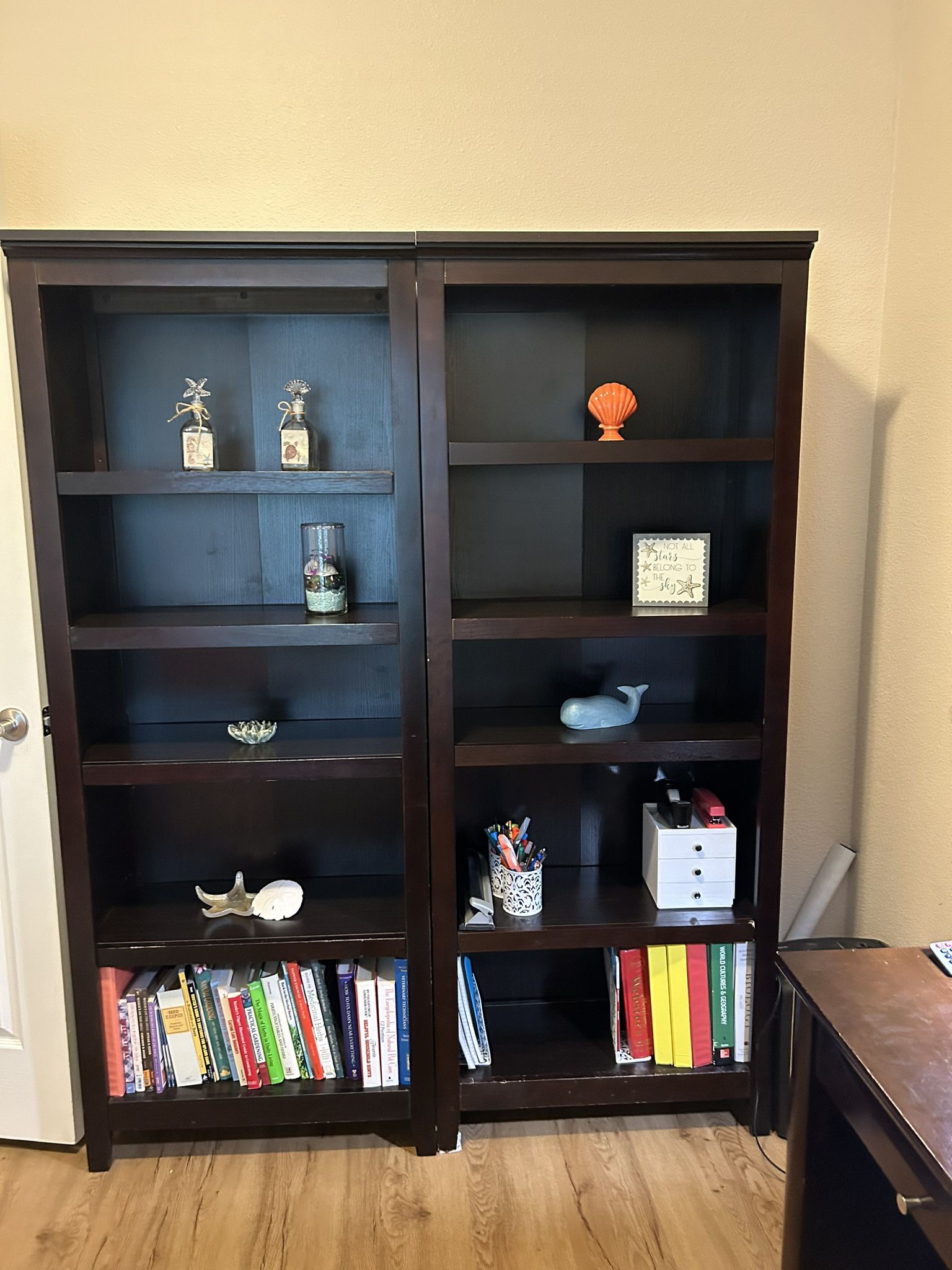 Solid Wood Bookshelves 