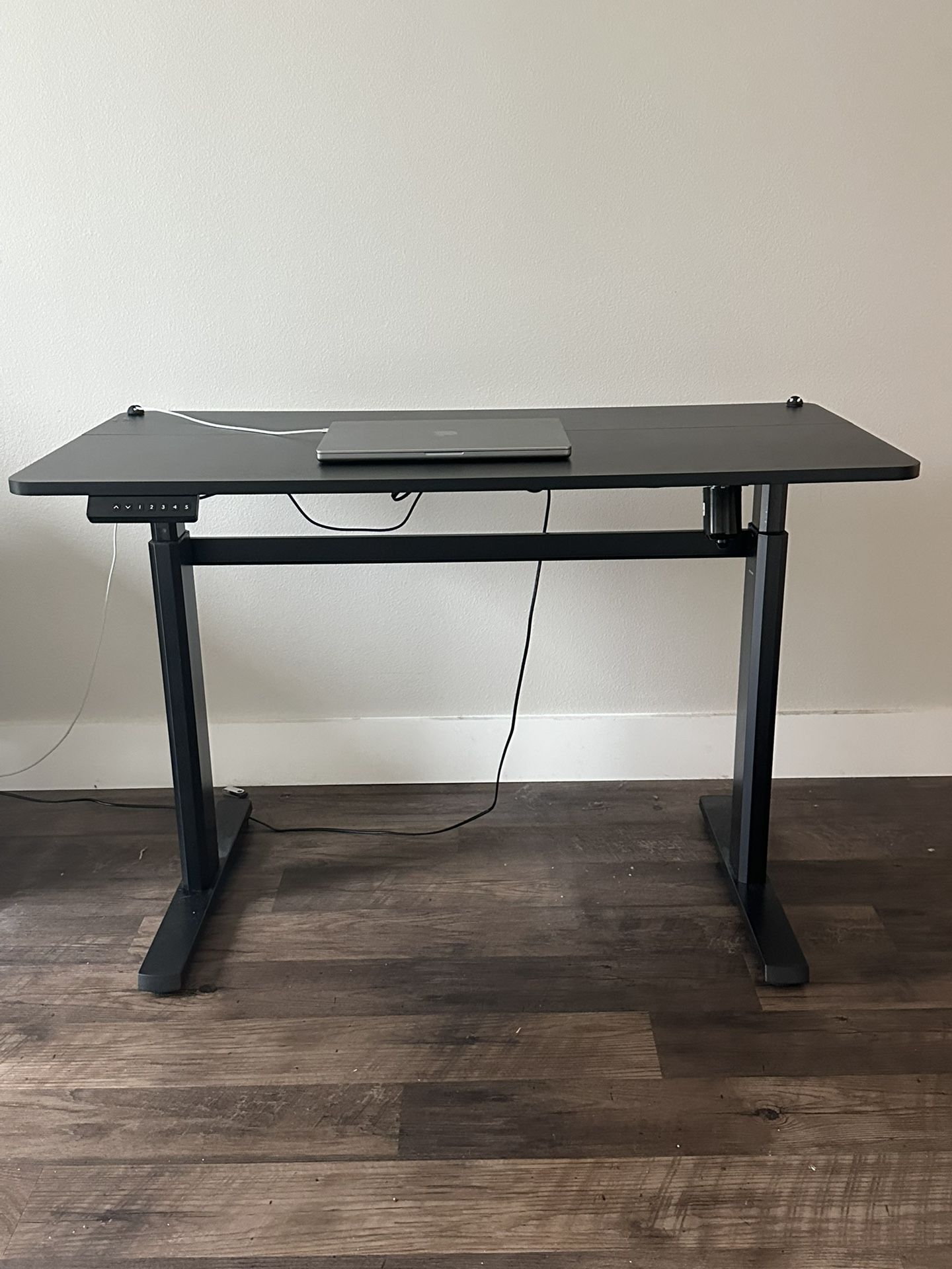 Black Electronic Sit Stand Desk