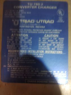 TU-740-2 converter charger