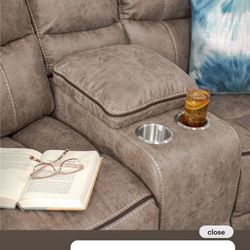Beautiful 2 Piece Couch Sofa