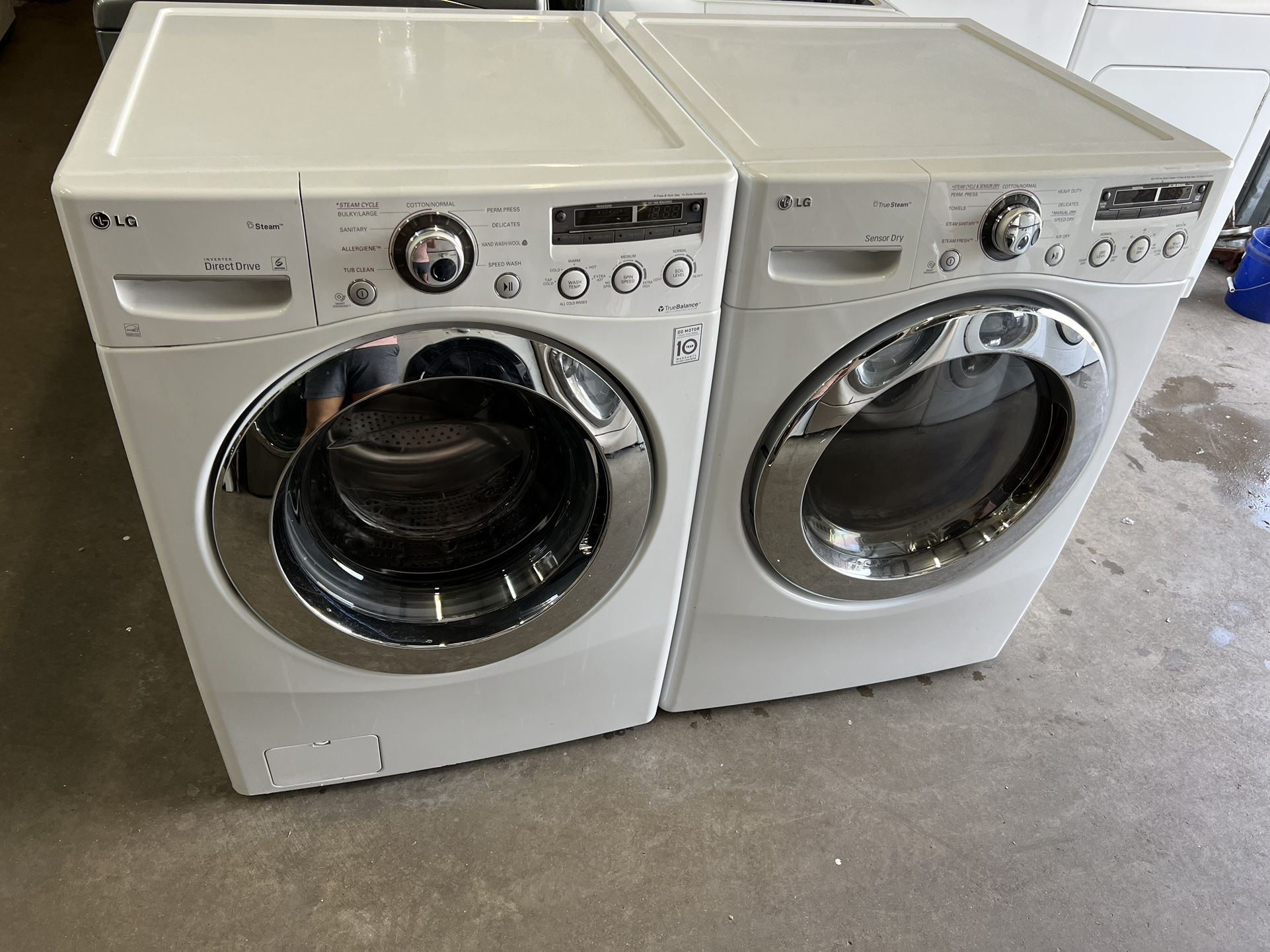 LG Washer And LG Electric Dryer