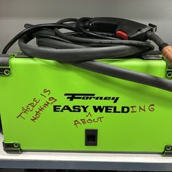 Forney 140fc-I Mig Welder With Gloves And Helmet 