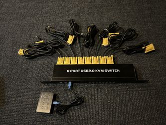 8 port usb cable kvm switch